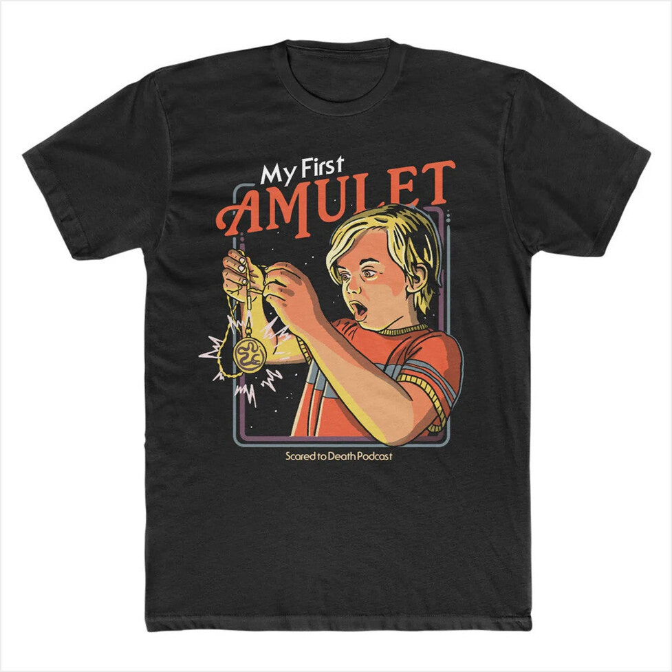 Bad Magic Merch My First Amulet T-Shirt Gifts For Dudes Birthday Gifts For Friends-1
