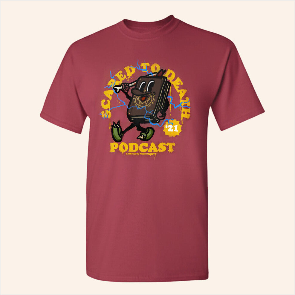 Bad Magic Merch Retro Book Of Ghosts T-Shirt Gift Ideas For Friends Birthday Gifts For Besties-1