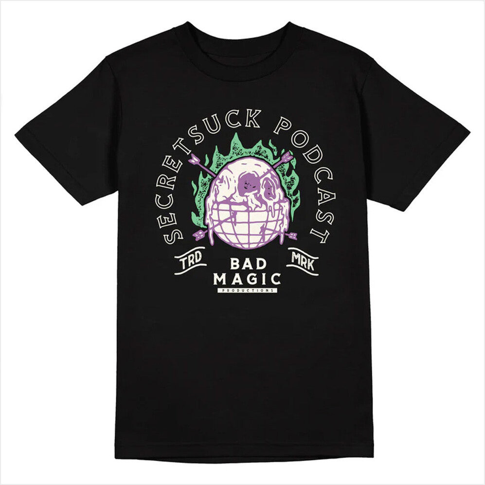 Bad Magic Merch Think Globally Reissue T-Shirt Gift Ideas For Boyfriend Gifts For Friends-1