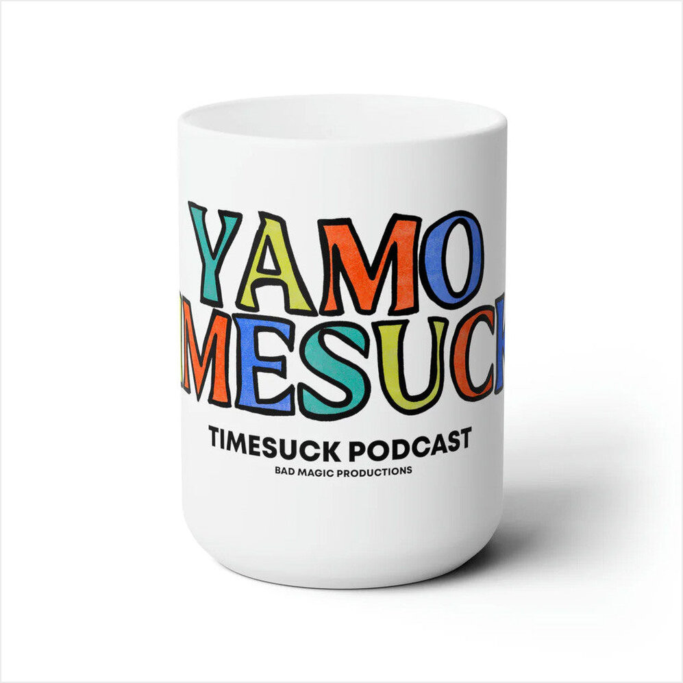 Bad Magic Merch Yamo Timesuck White Mug Gift Ideas For Friends Birthday Gifts For BFF-1