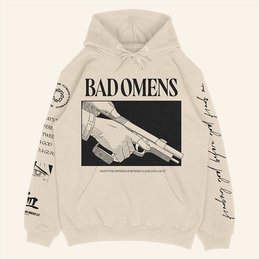 Bad Omens Merch BAD OMENS Finding God Hoodie Best Gifts For Him Birthday Gifts For Fans-1