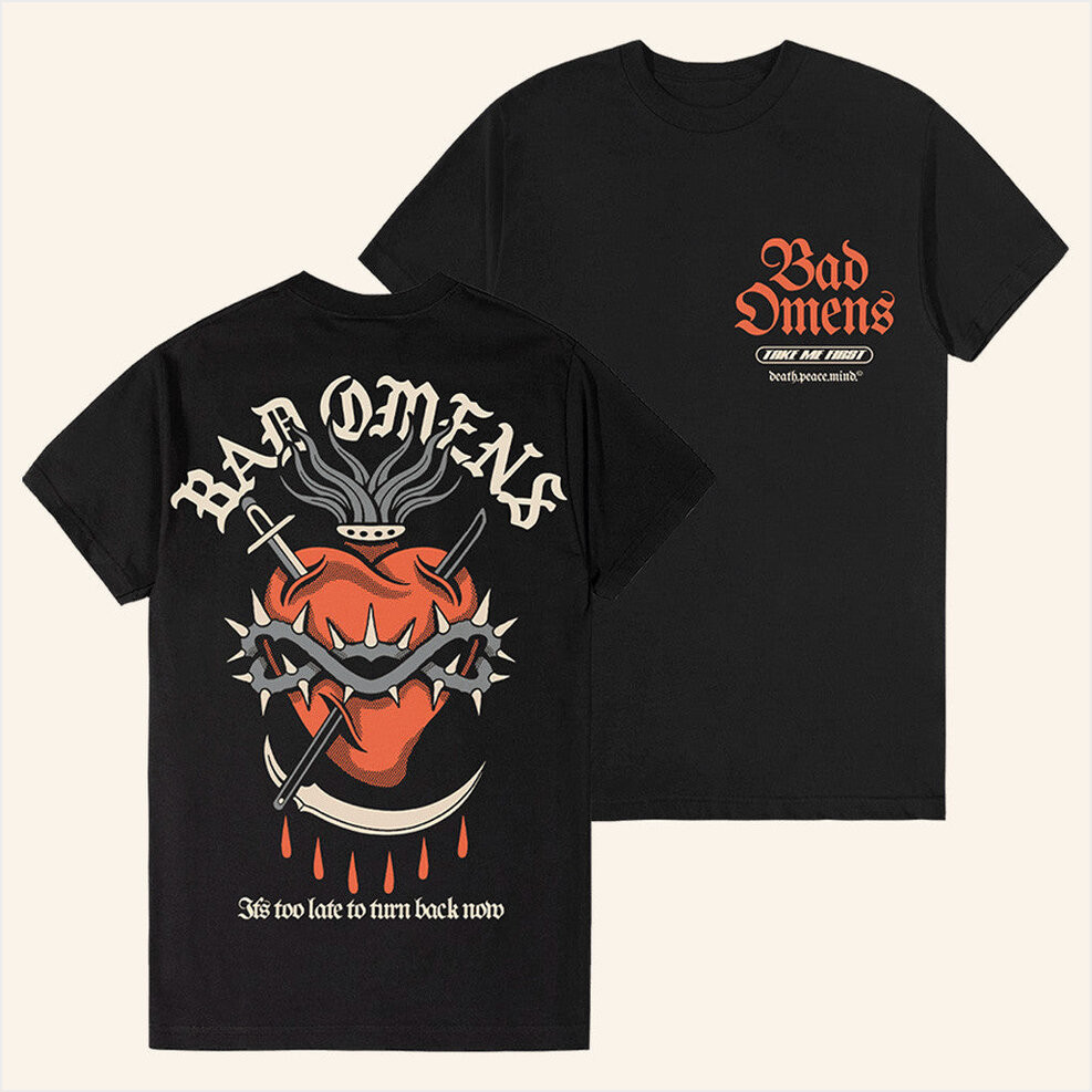 Bad Omens Merch BAD OMENS Take Me First T-Shirt Gifts For Him Birthday Gifts For Besties-1