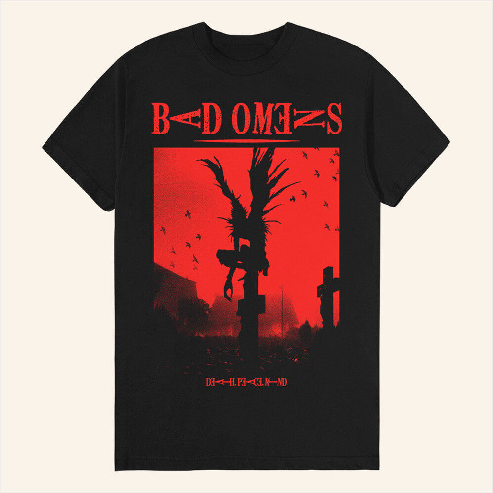 Bad Omens Merch Bad Omens Shinigami T-Shirt Gifts For Boyfriend Birthday Gifts For Friends-1