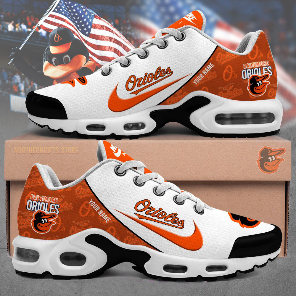 Baltimore Orioles 2024 Air Max Plus Shoes 1 Baltimore Orioles Merch Father's Day Gifts-2