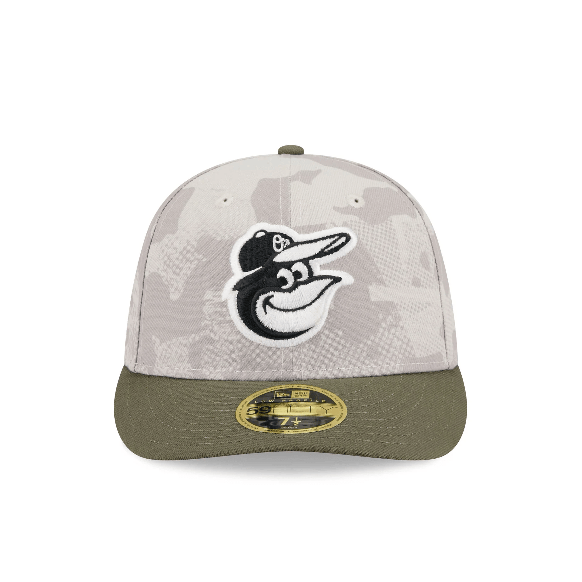 Baltimore Orioles Camo Hat MLB Armed Forces Day 2025 Hat Merch Gifts For Father's Day From Son-1