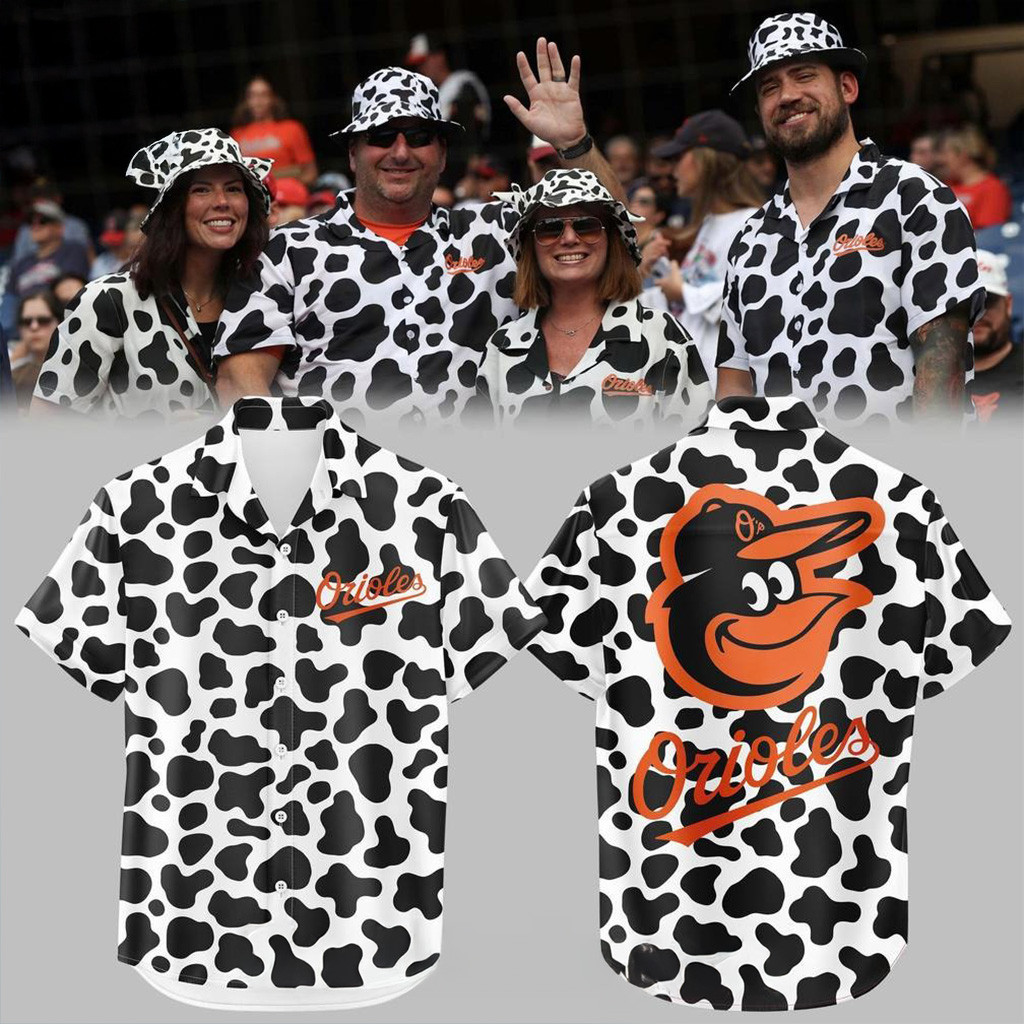 Baltimore Orioles Happy Cow Appreciation Day Special Hawaiian Shirt Baltimore Orioles Merch-1