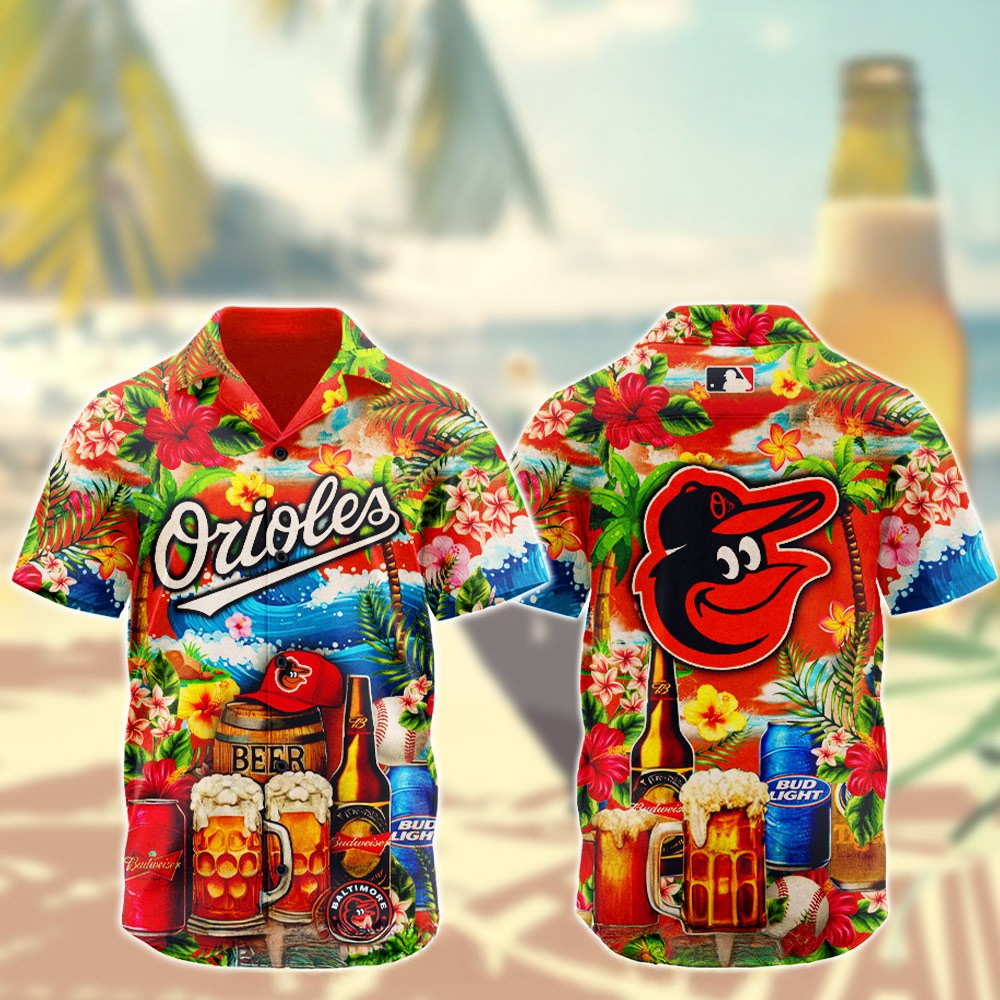 Baltimore Orioles MLB Summer Limited 2025 Hawaiian Shirt Baltimore Orioles Merch Husband Gifts-1