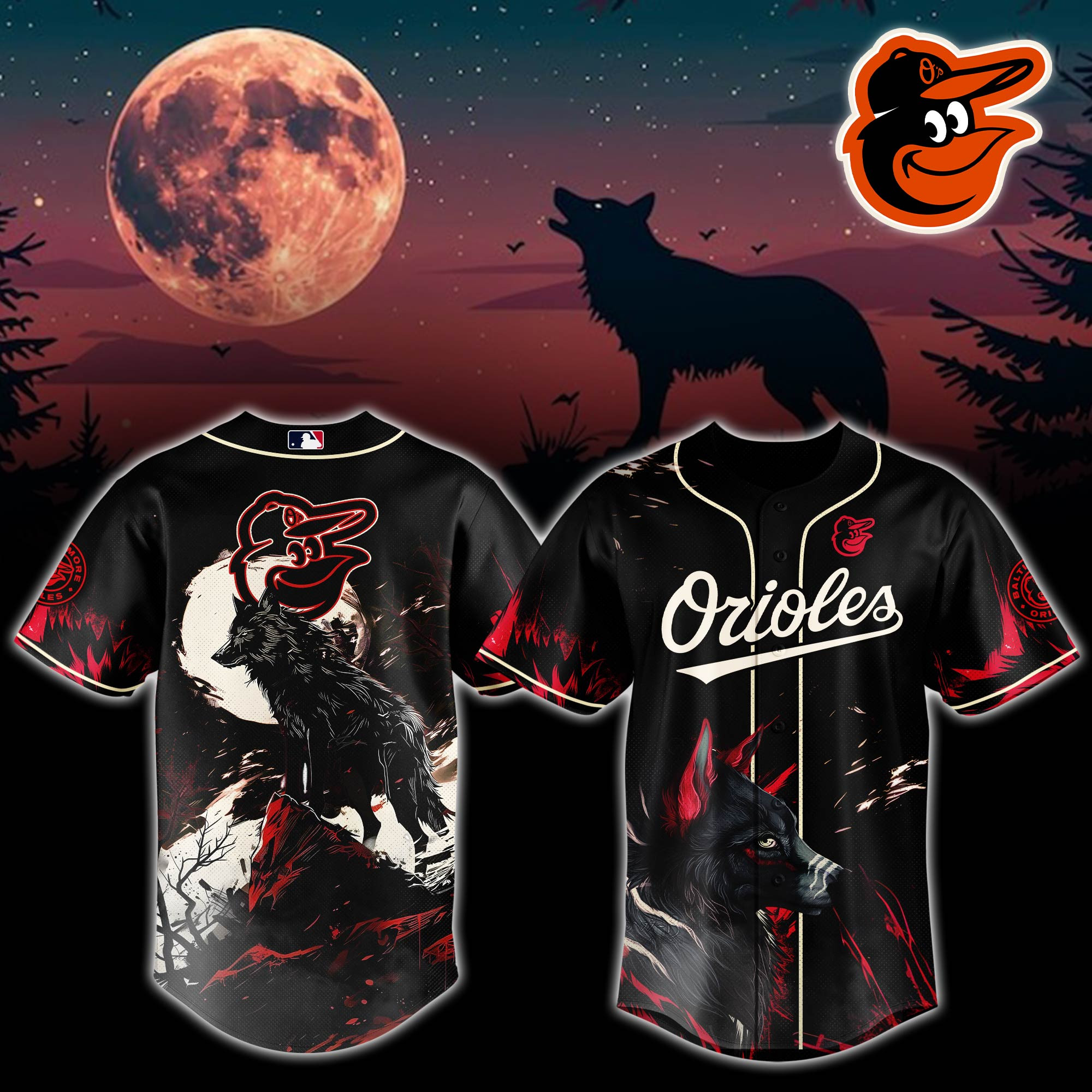 Baltimore Orioles Mlb X Worf Baseball Jersey For Fans-1