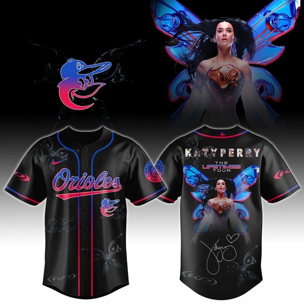 Baltimore Orioles X Katy Perry The Lifetimes Tour 2025 Jersey Orioles Merch Cool Baseball Gifts-1
