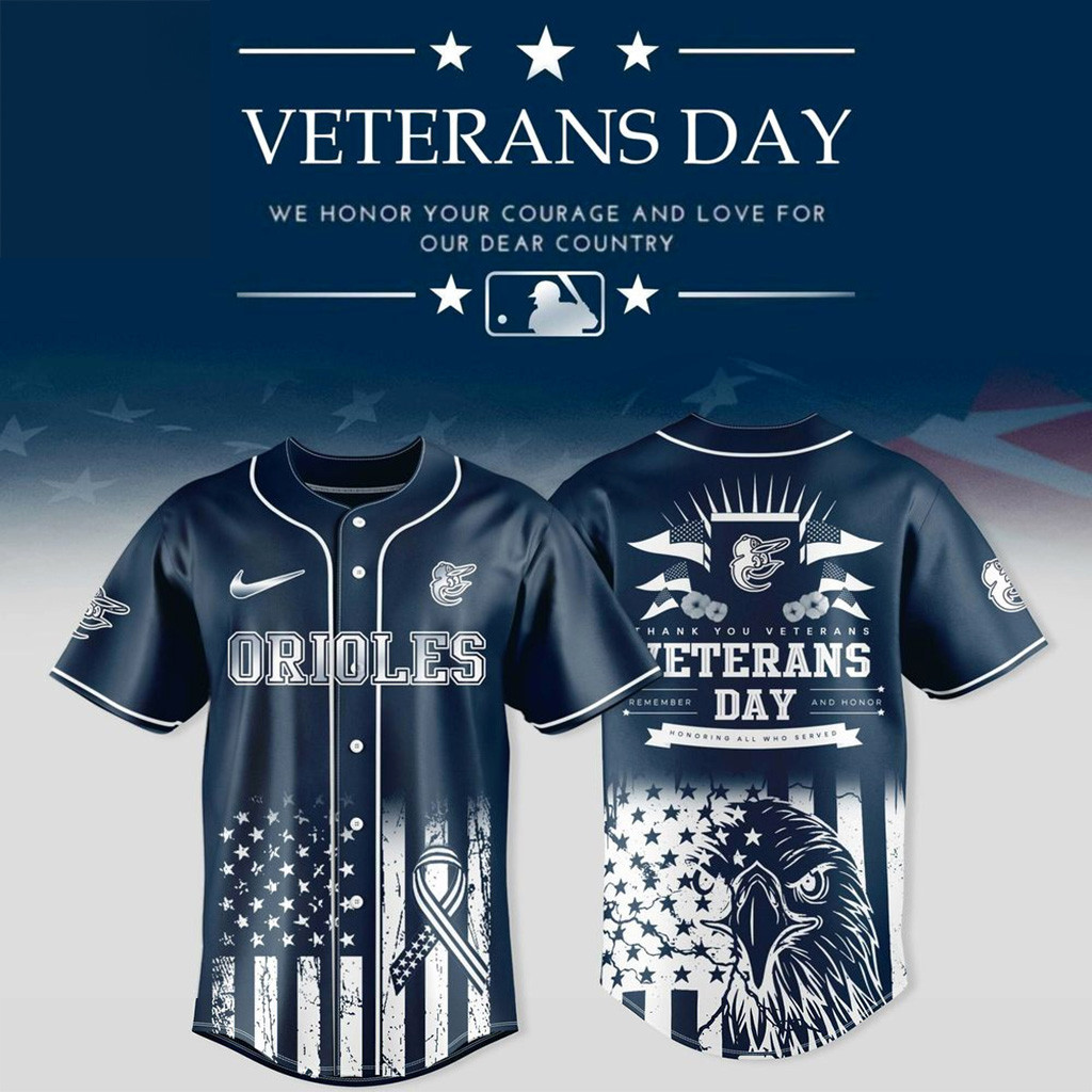 Baltimore Orioles X Veterans Day 2025 Jersey Baltimore Orioles Merch Gifts For Fans-1