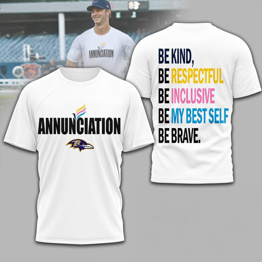 Baltimore Ravens NFL Annunciation 2025 Shirt Ravens Merch Presents For Football Fans-1