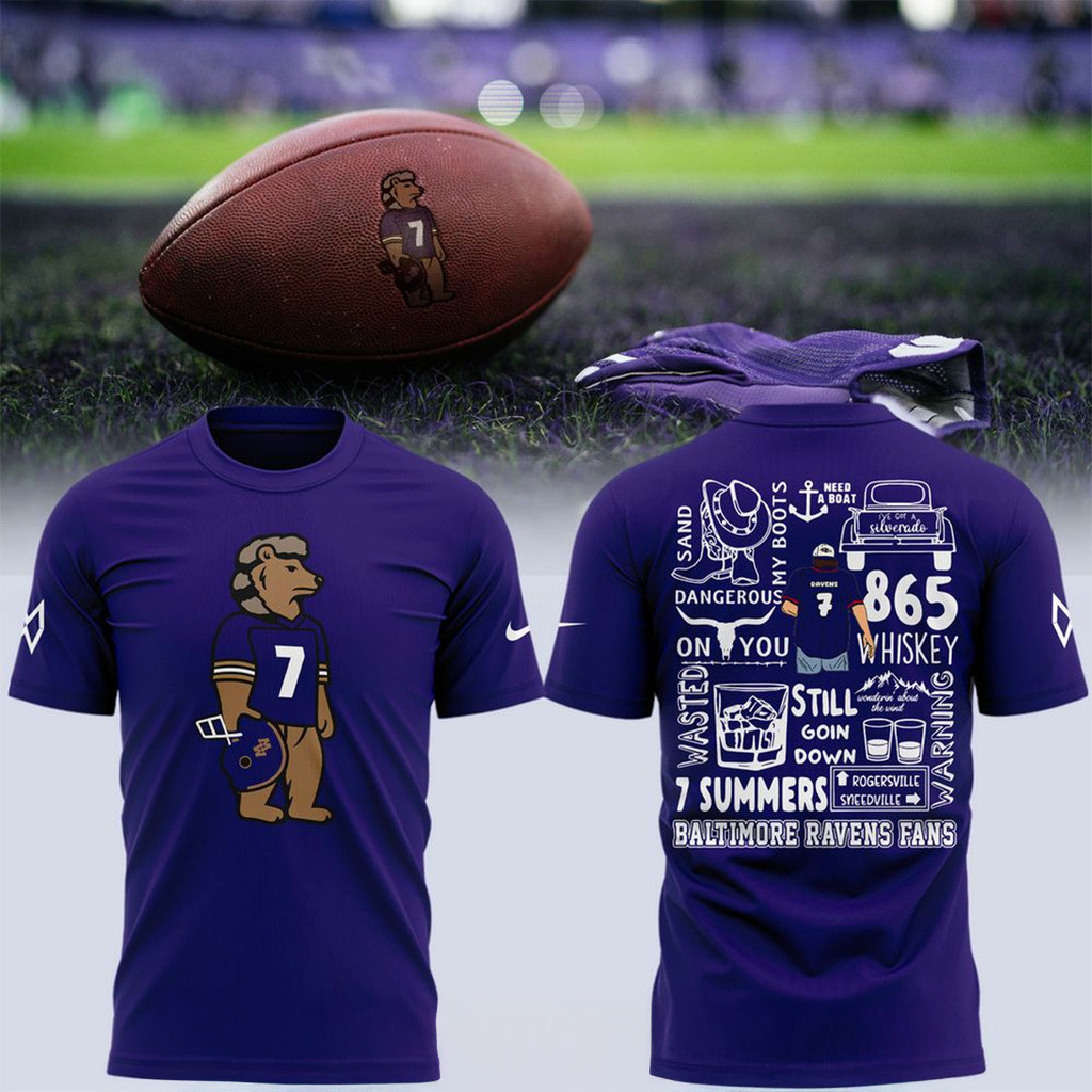 Baltimore Ravens x Morgan Wallen T-Shirt Ravens Merch Presents For Football Fans-1
