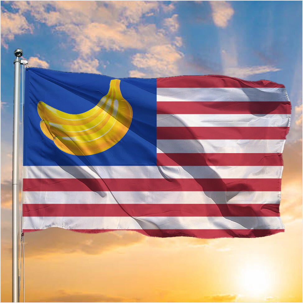 Banana Republic Flag US Banana Republic Of American Flag Indoor Outdoor Gifts For Best Friend-1