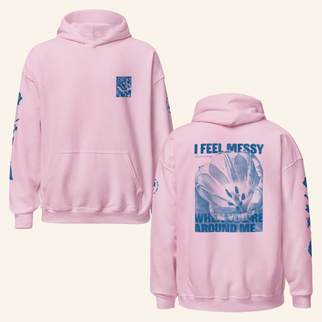 Bandcamp Eleanormurray Merch I Feel Messy Pink Hoodie Gifts For Wife-1 Bandcamp Eleanormurray Merch I Feel Messy Pink Hoodie Gifts For Wife-1