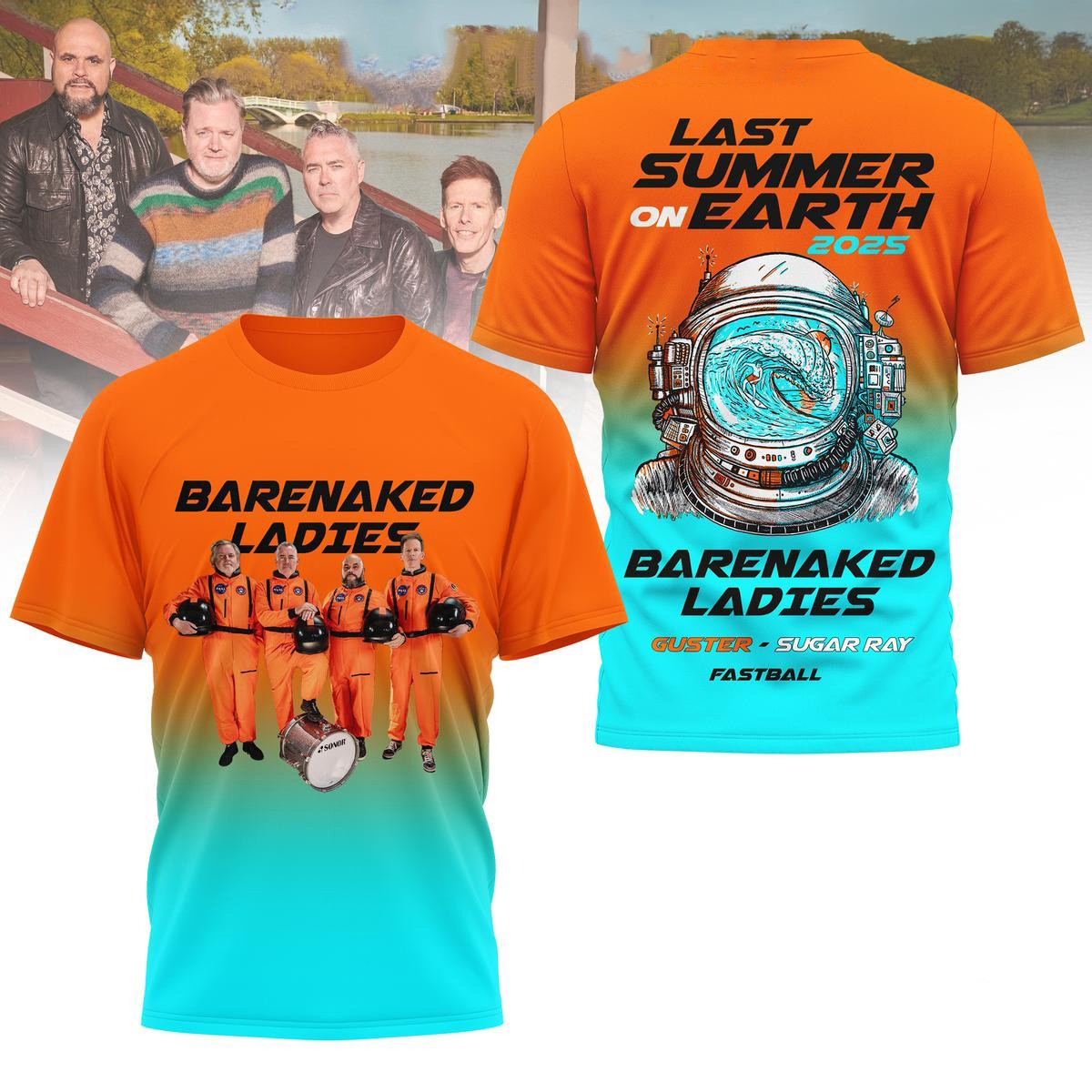 Barenaked Ladies Last Summer On Earth 2025 Shirt Barenaked Ladies Merch Gifts For Him-1