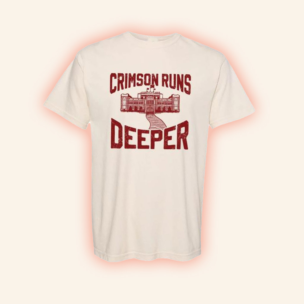 Barstool Sports Merch Crimson Runs Deeper Shirt Best Birthday Gift For Dudes-1