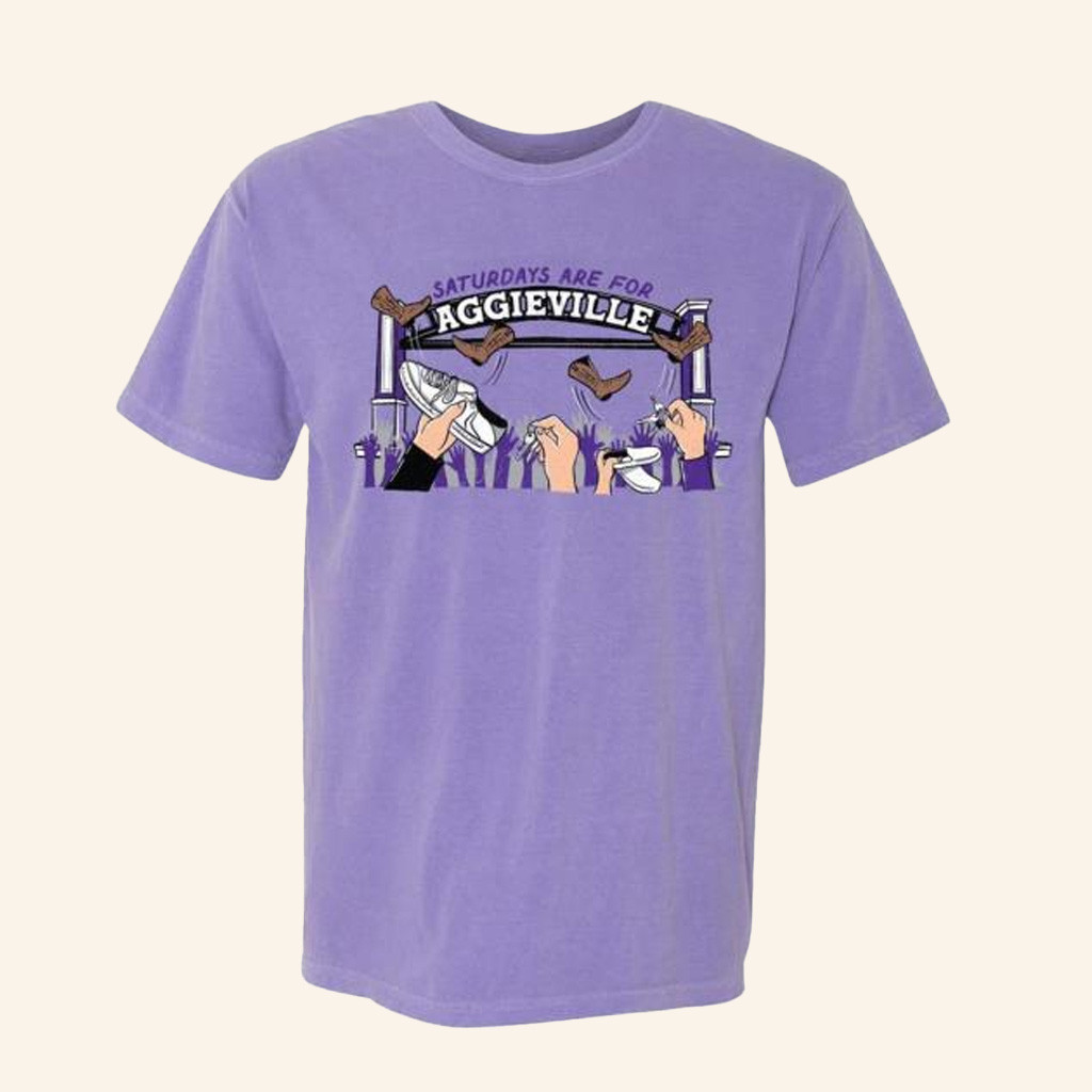 Barstool Sports Merch Saturdays Are For Aggieville Shirt Gifts For Her-1