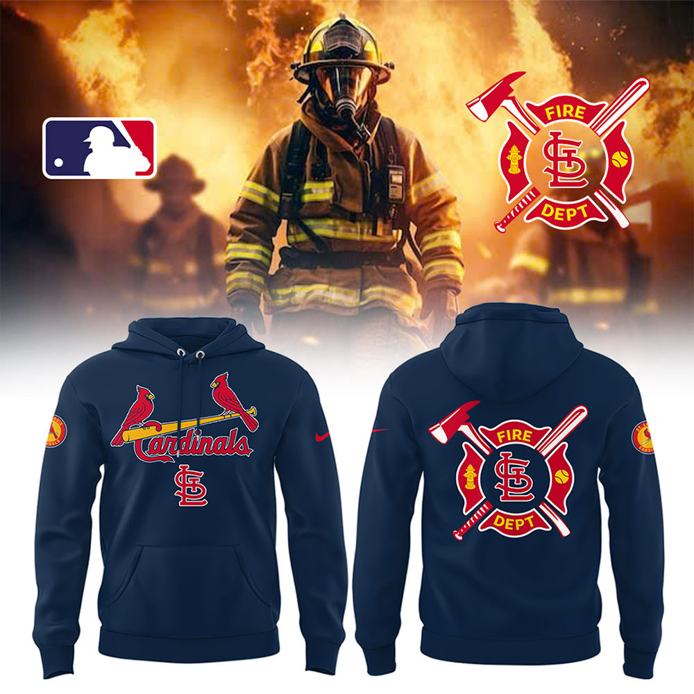 Baseball x Firefighter Appreciation Night Hoodie Baseball Team Gift Ideas-1