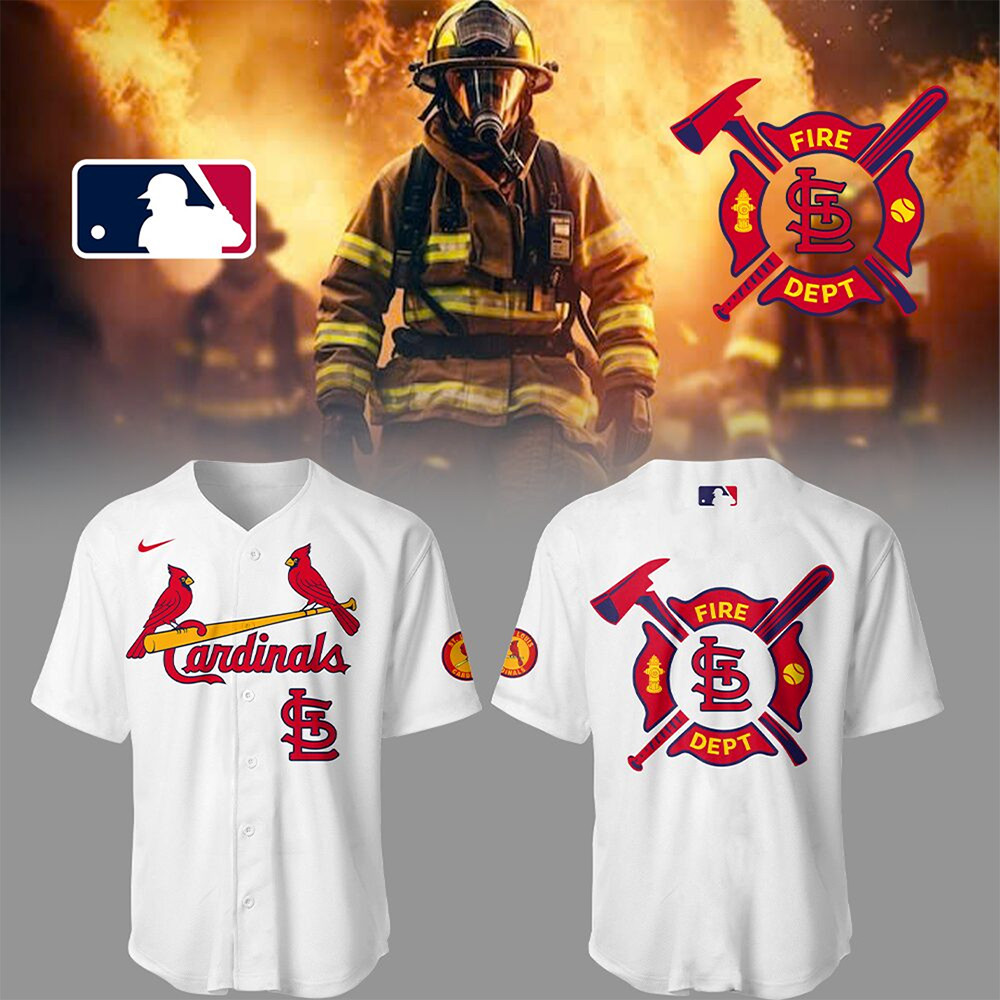 Baseball x Firefighter Appreciation Night Jersey Baseball Team Gift Ideas-1