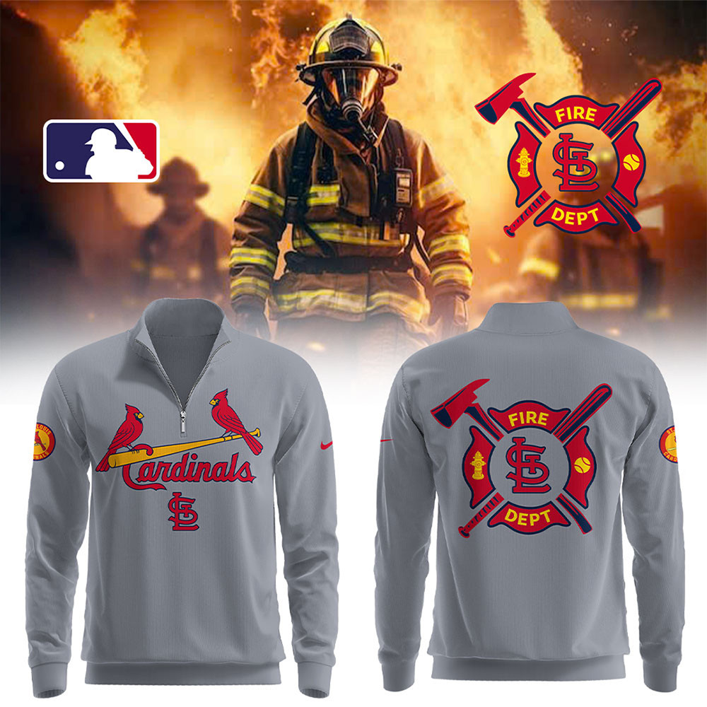 Baseball x Firefighter Appreciation Night Zipper Sweatshirt Baseball Team Gift Ideas-1