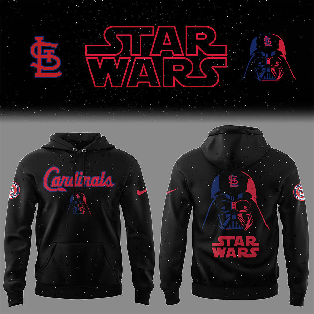 Baseball x Star Wars Black Hoodie Best Gifts For Baseball Lovers-1