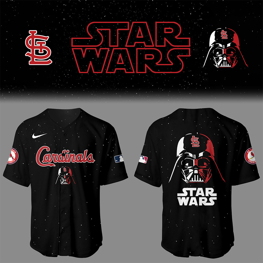 Baseball x Star Wars Black Jersey Best Gifts For Baseball Lovers-1