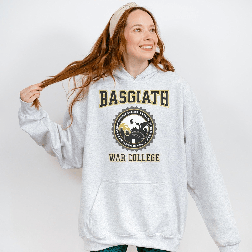 Basgiath War College Hoodie Basgiath War College Sweatshirt Gift Ideas For Wife-1