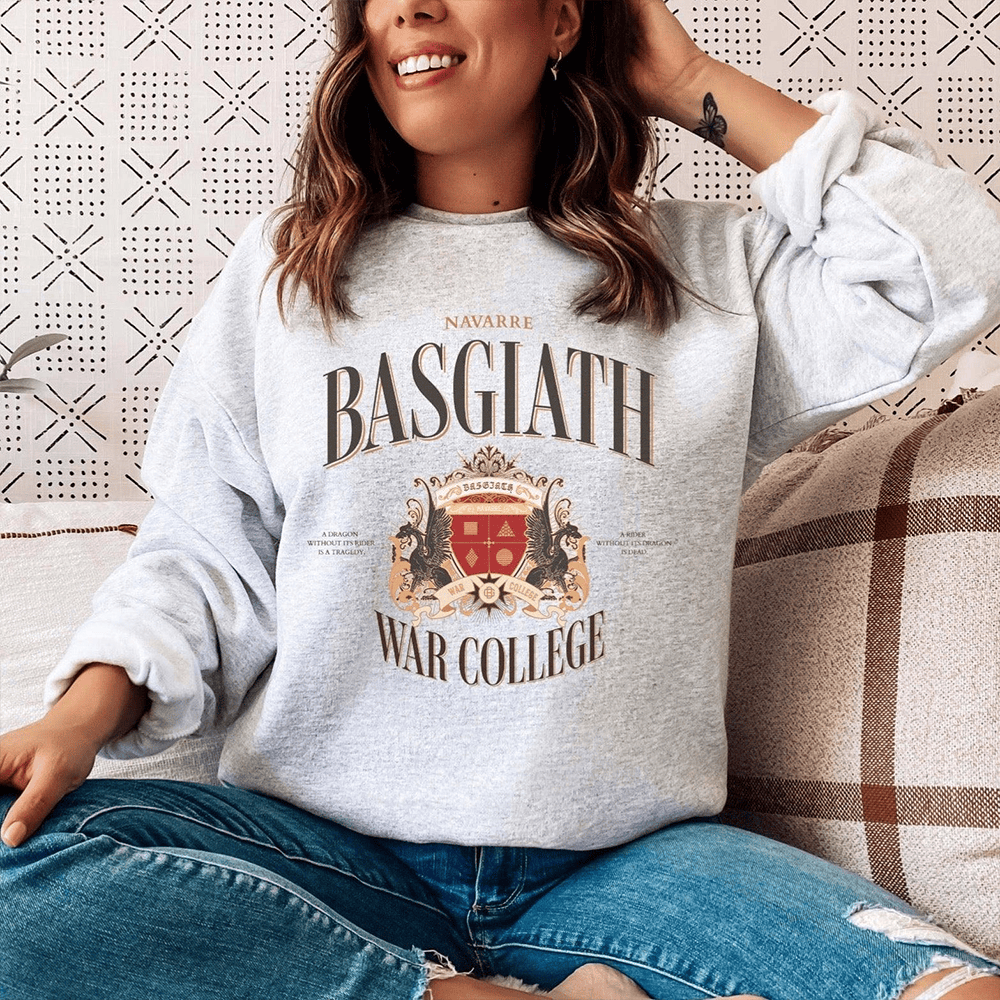 Basgiath War College Sweatshirt Gift Ideas For Daughter-1 Basgiath War College Sweatshirt Gift Ideas For Daughter-1