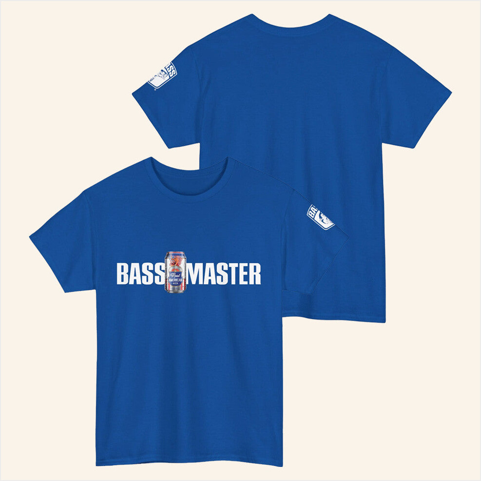 Bassmaster Merch Real American Bassmaster T-Shirt Best Gifts For Husband Gifts For Besties-1