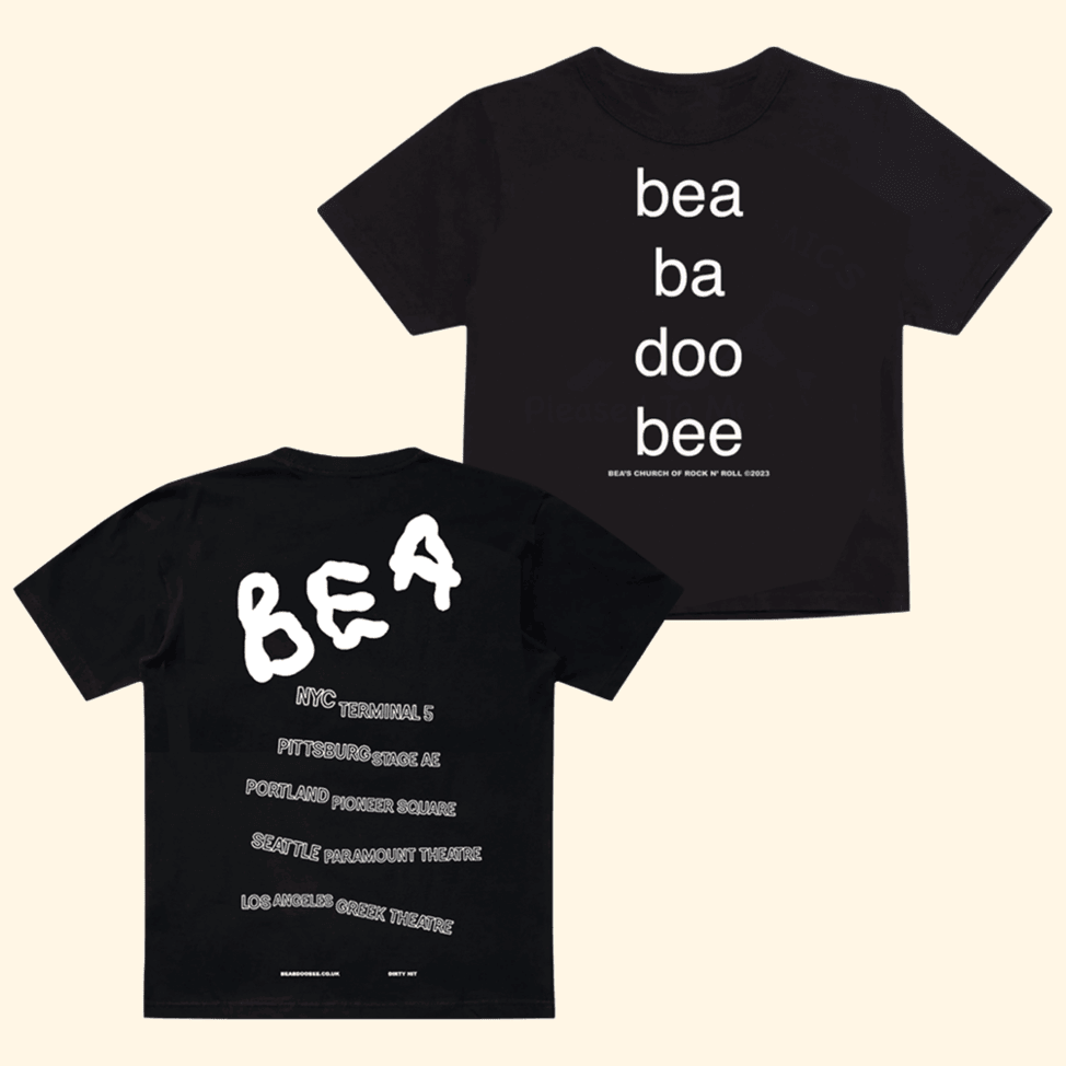 Beabadoobee Merch Beabadoobee Bea Black Tour Baby Tee Good Mothers Day Gifts Gift for Brother-1