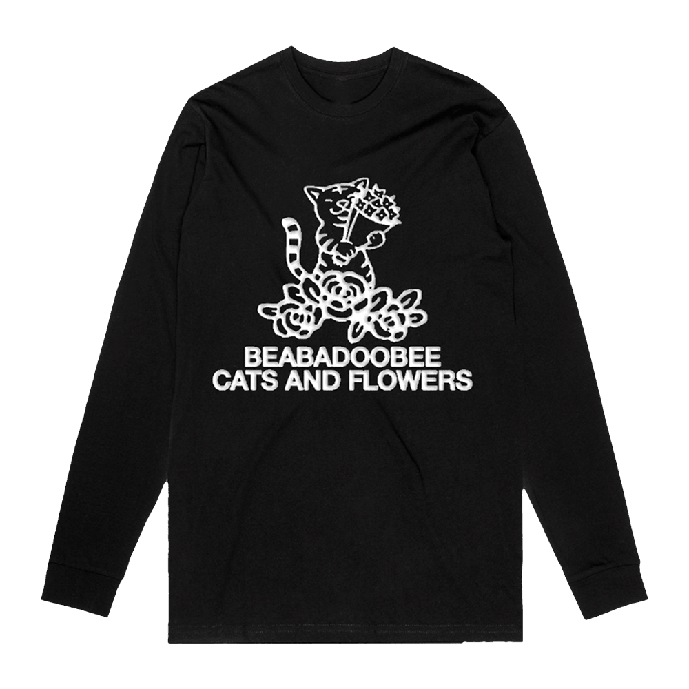 Beabadoobee Merch Beabadoobee Cats And Flowers Long Sleeve Shirt 1St Mothers Day Gifts-1