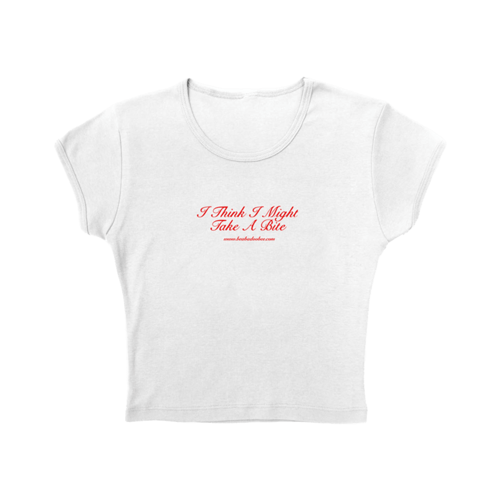 Beabadoobee Merch Beabadoobee Take a Bite Cropped T-Shirt Mother'sDay Gifts 2025-1 Beabadoobee Merch Beabadoobee Take a Bite Cropped T-Shirt Mother'sDay Gifts 2025-1