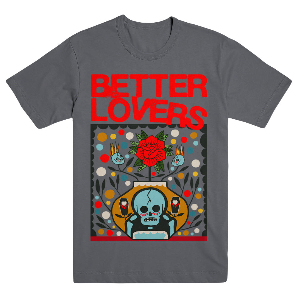 Better Lovers Merch Flower Skull Shirt Better Lovers Shirt Father'S Day Gifts For Boyfriend-1