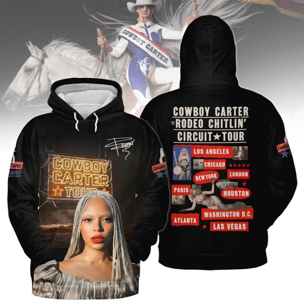 Beyonce Cowboy Carter Tour Hoodie Gifts For Music Fans-1