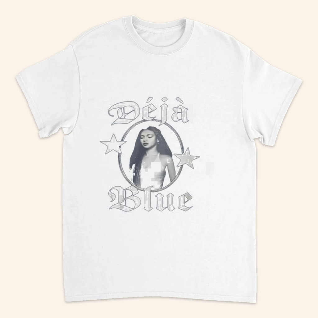 Beyonce Deja Blue Shirt White Beyonce Cowboy Carter Tour Merch 2025 Beyonce Shirt Fans Gifts-1