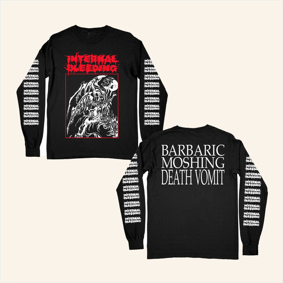 Beyond Human Merch Death Vomit Long Sleeve Shirt Birthday Gifts For Dad Gifts For Besties-1