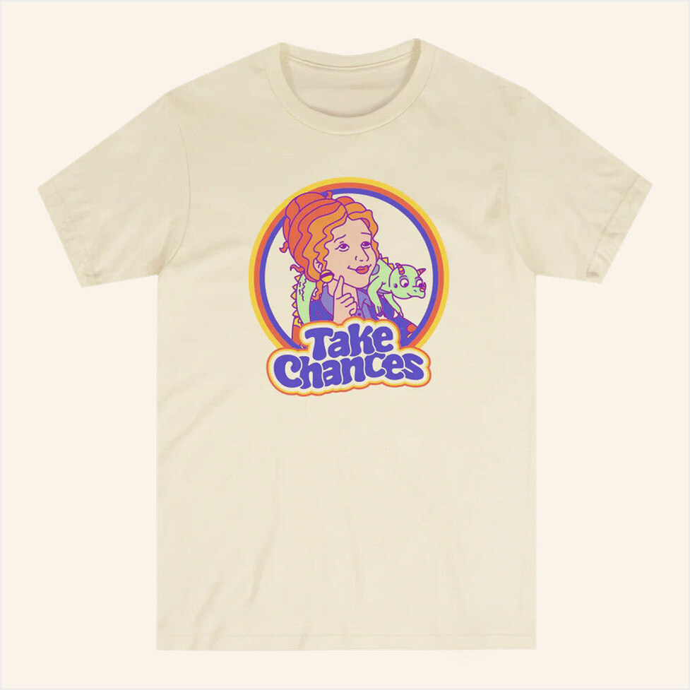 Big Comfy Couch Merch Magic School Bus Take Chances T-Shirt Gifts For Her Gifts For BFF-1
