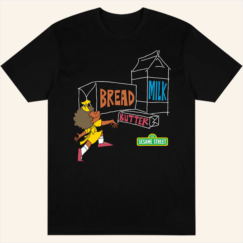 Big Comfy Couch Merch Sesame Street I Remember T-Shirt Black Gifts For Him Gifts For BFF-1