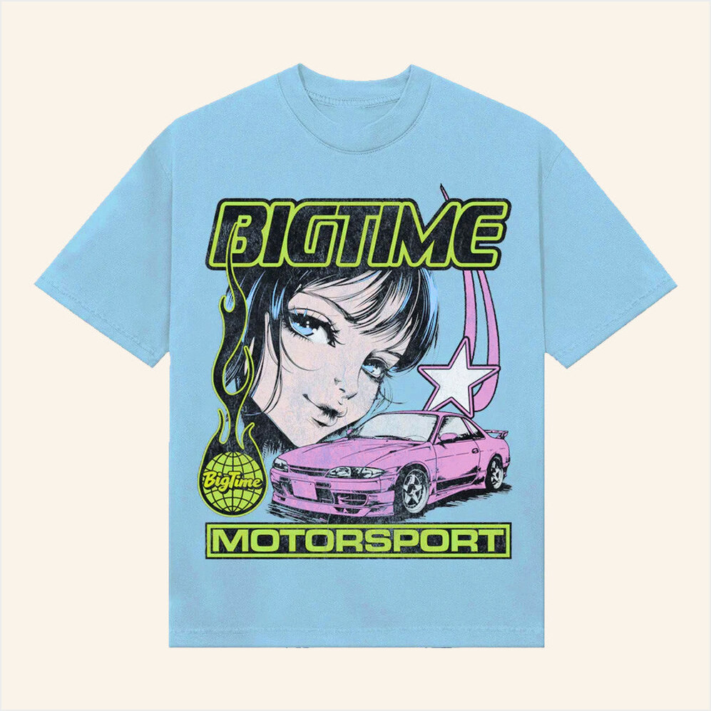 Bigtime Merch Bigtime Anime T-Shirt Gifts For Girlfriend Birthday Gifts For Friends-1