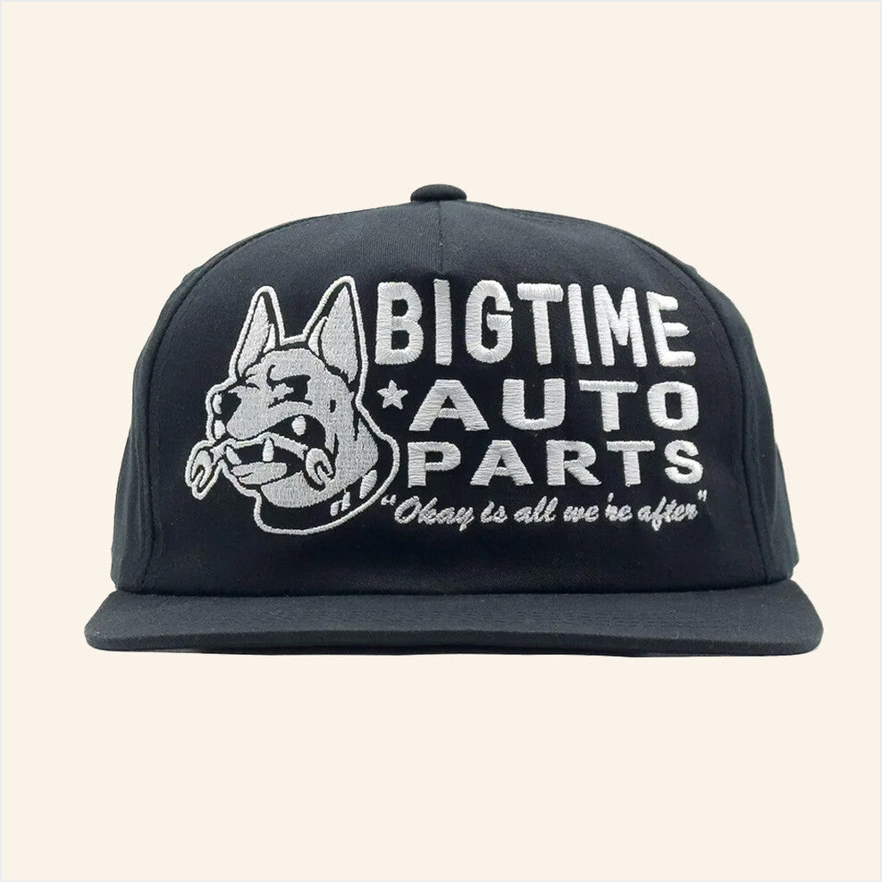 Bigtime Merch Bigtime Auto Parts Embroidered Snapback Hat Gifts For Christmas Gifts For BFF-1
