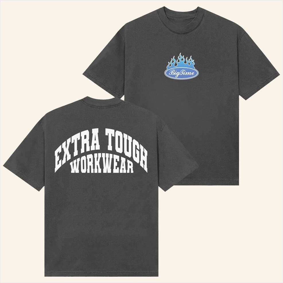 Bigtime Merch Bigtime Blue Flame T-Shirt Best Gifts For Him Birthday Gifts For BFF-1