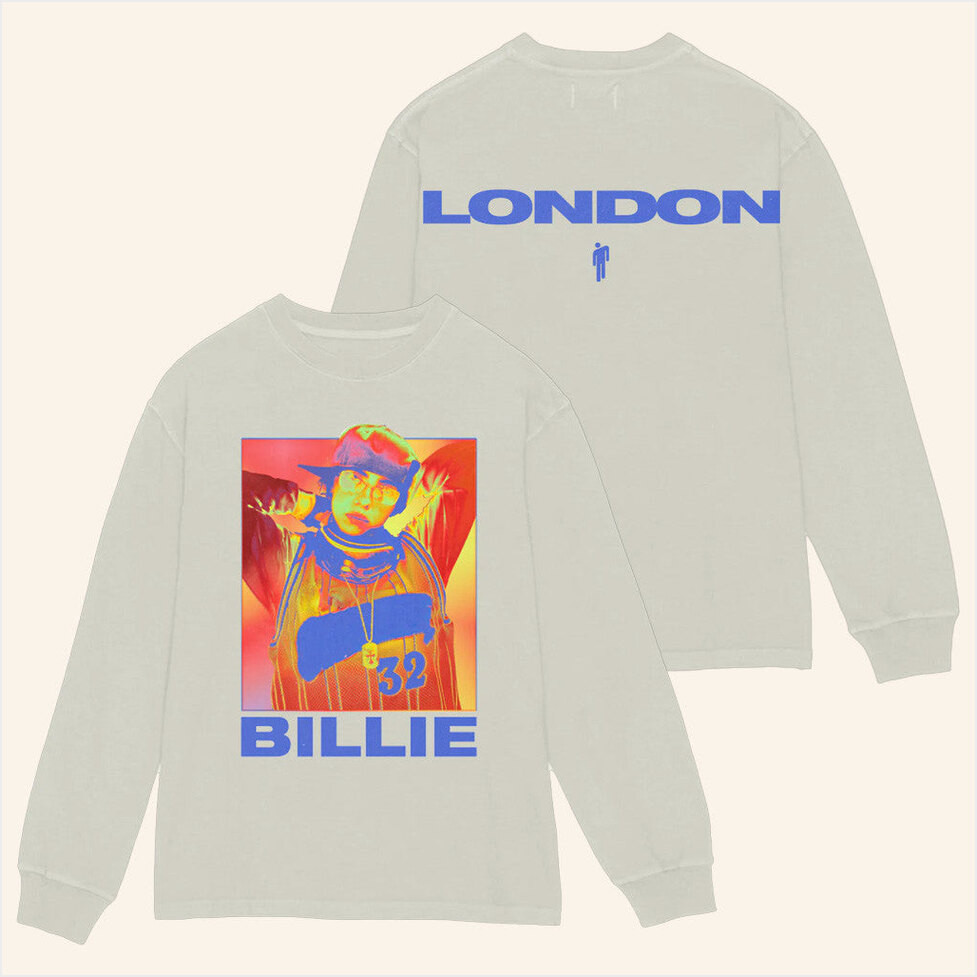 Billie Eilish Merch Heat Map London Long Sleeve Shirt Presents For Boyfriend Gifts For Besties-1