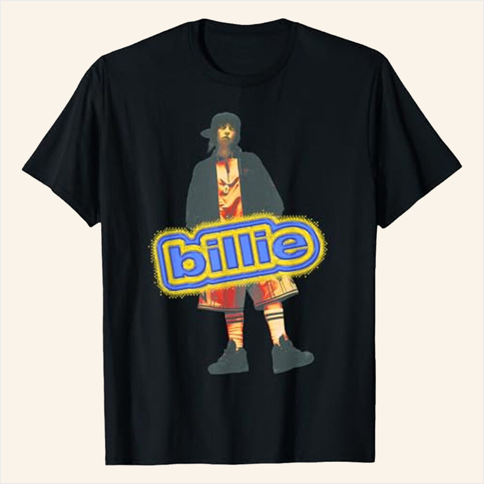 Billie Eilish Merch Hit Me Hard And Soft Tour 2025 Shirt Gradient Photo T-Shirt Him Gifts-1