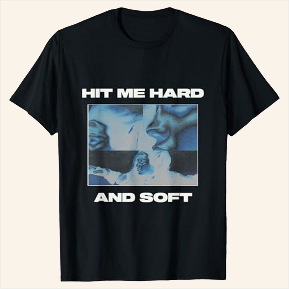 Billie Eilish Merch Hit Me Hard And Soft Tour 2025 Shirt Inverted Black T-Shirt Fans Gifts-1