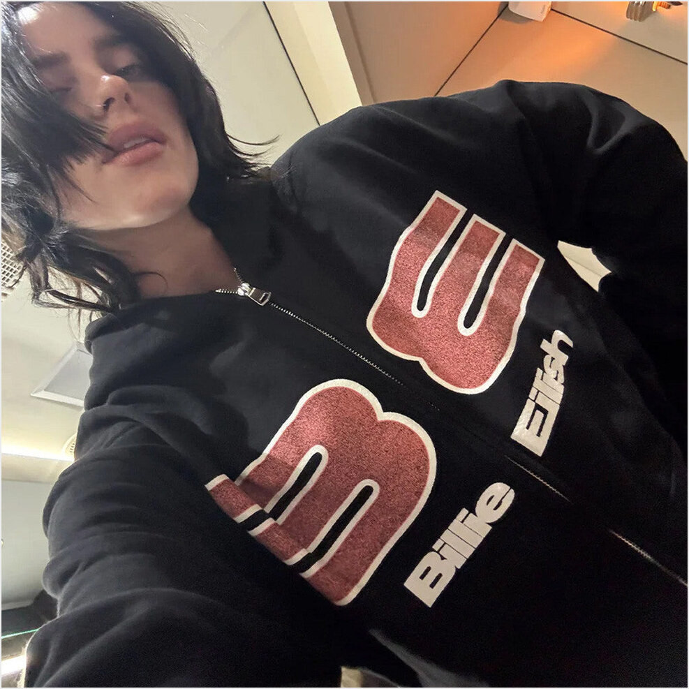 Billie Eilish Merch Hit Me Hard And Soft Tour 2025 Zip Hoodie Did I Break Your Heart Hoodie-1