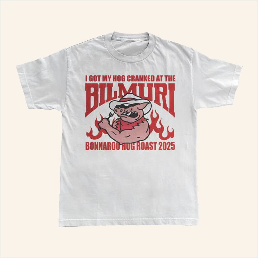 Bilmuri Official Merch Hog Roast T-Shirt Gift Ideas For Husband Birthday Gifts For Best Friend-1