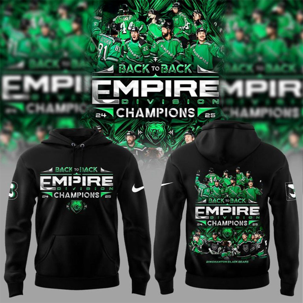 Binghamton Black Bears Empire Division Champions 2025 Hoodie Unique Gifts For Dad-1