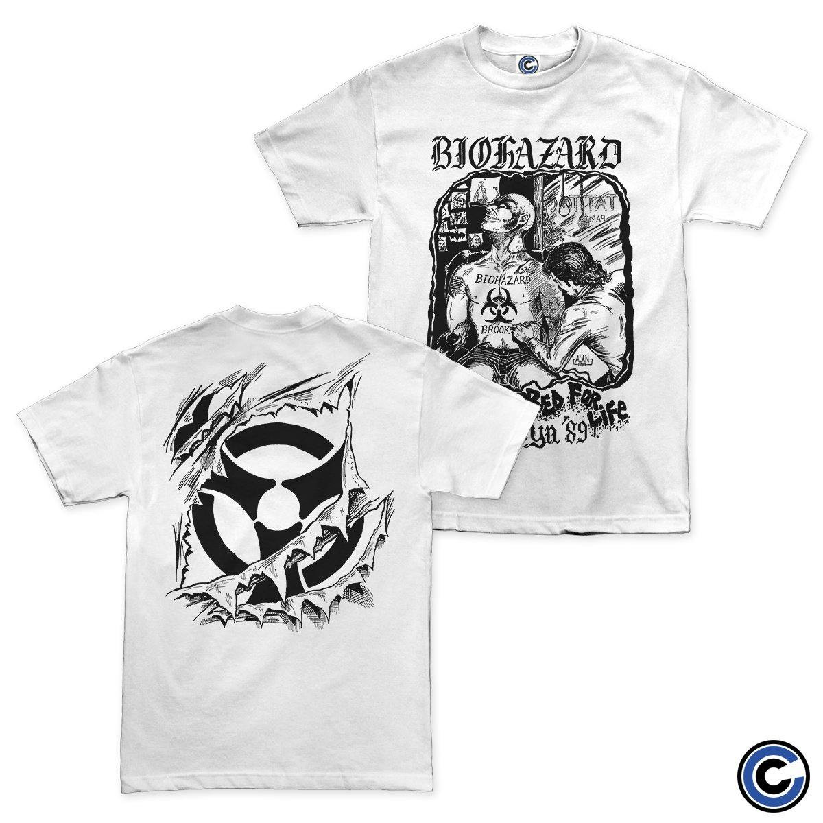 Biohazard Merch Scarred For Life Shirt Biohazard Shirt-1