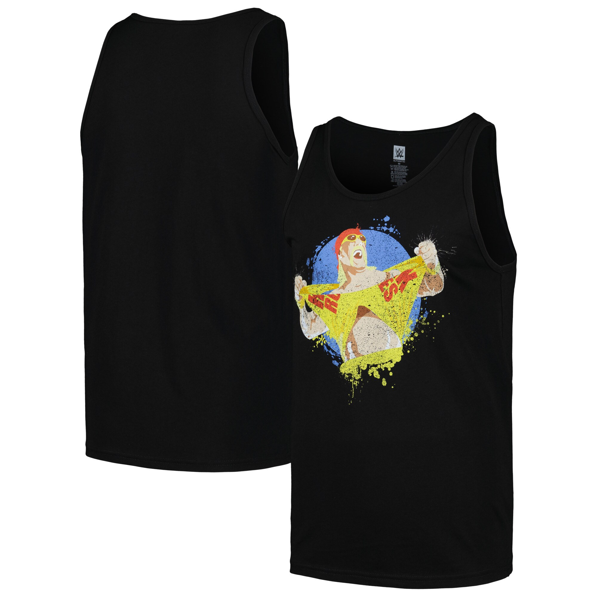 Black Hulk Hogan Ripping Tank Top Hulk Hogan Merch-1