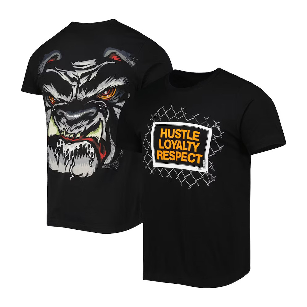 Black John Cena Beware of Dog Retro T-Shirt Gift Ideas For Wrestler-1